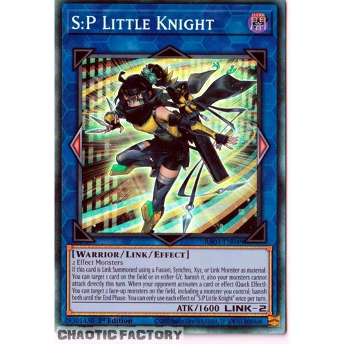 RA03-EN049 S:P Little Knight Collector's Rare 1st Edition NM