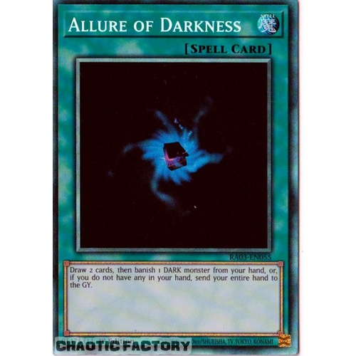 RA03-EN055 Allure of Darkness Collector's Rare 1st Edition NM