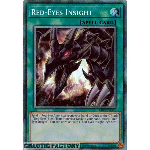 RA03-EN061 Red-Eyes Insight Collector's Rare 1st Edition NM