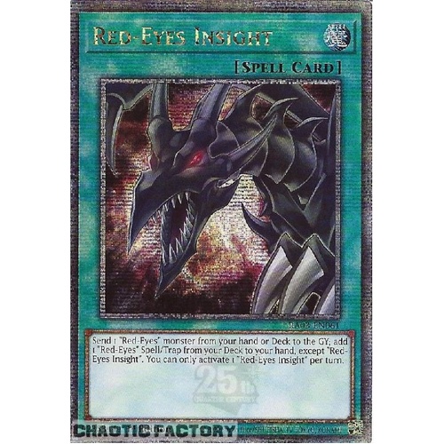RA03-EN061 Red-Eyes Insight Quarter Century Secret Rare 1st Edition NM