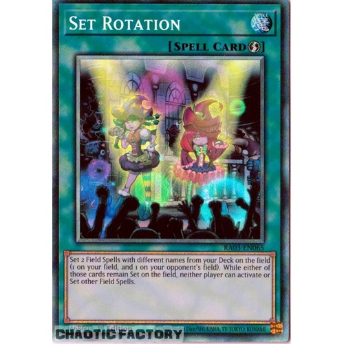 RA03-EN065 Set Rotation Collector's Rare 1st Edition NM