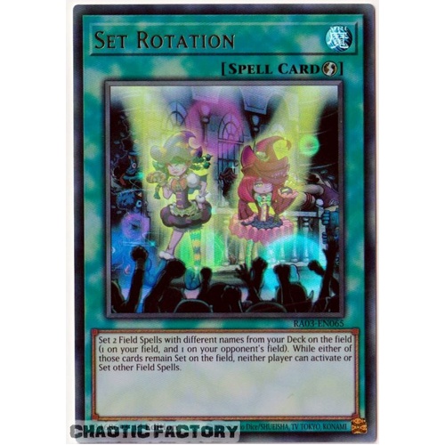 RA03-EN065 Set Rotation Ultra Rare 1st Edition NM