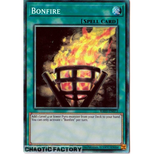 RA03-EN073 Bonfire Collector's Rare 1st Edition NM