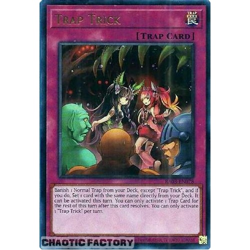 RA03-EN078 Trap Trick Ultra Rare 1st Edition NM
