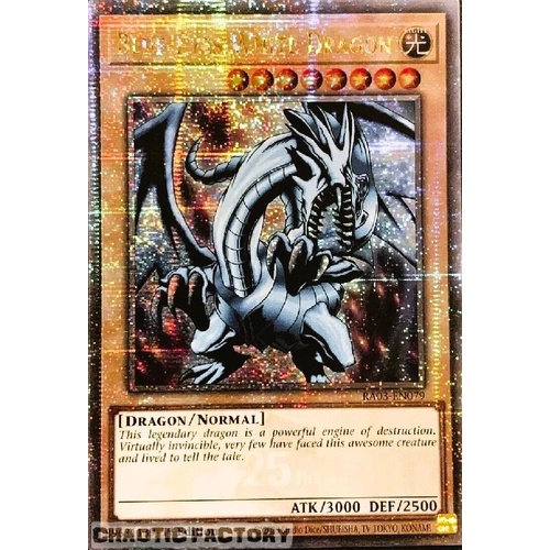 RA03-EN079 Blue-Eyes White Dragon Quarter Century Secret Rare 1st Edition NM