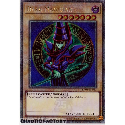 RA03-EN080 Dark Magician Quarter Century Secret Rare 1st Edition NM