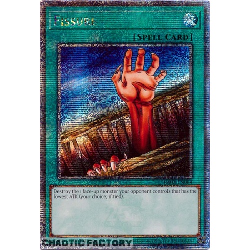 RA03-EN084 Fissure Quarter Century Secret Rare 1st Edition NM