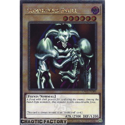 RA03-EN086 Summoned Skull Quarter Century Secret Rare 1st Edition NM