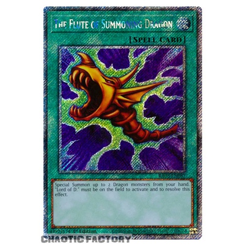 RA03-EN087 The Flute Of Summoning Dragon Quarter Century Secret Rare 1st Edition NM