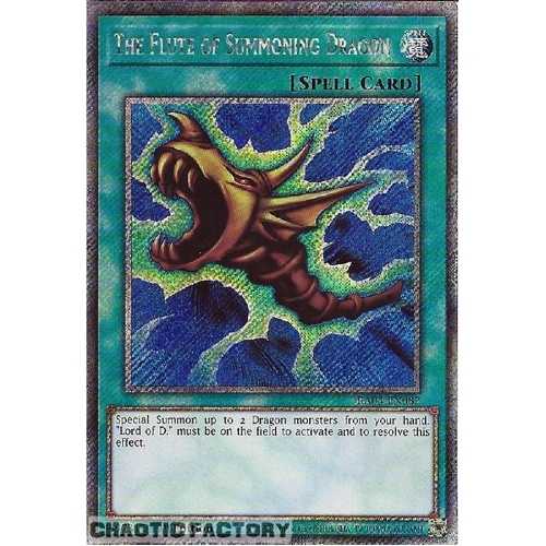 RA03-EN087 The Flute Of Summoning Dragon Platinum Secret Rare 1st Edition NM
