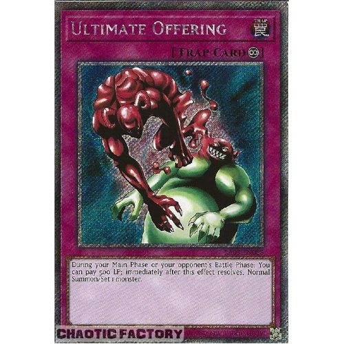 RA03-EN088 Ultimate Offering Platinum Secret Rare 1st Edition NM