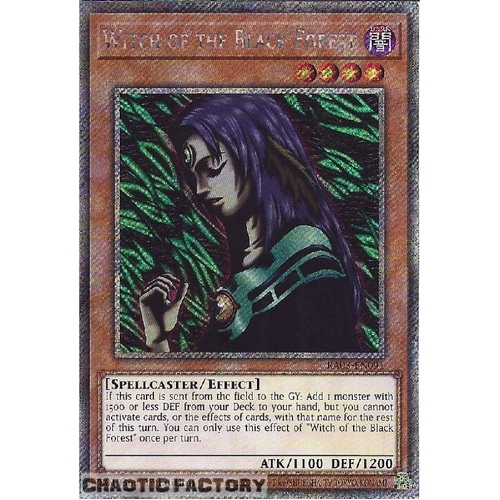 RA03-EN091 Witch of The Black Forest Platinum Secret Rare 1st Edition NM