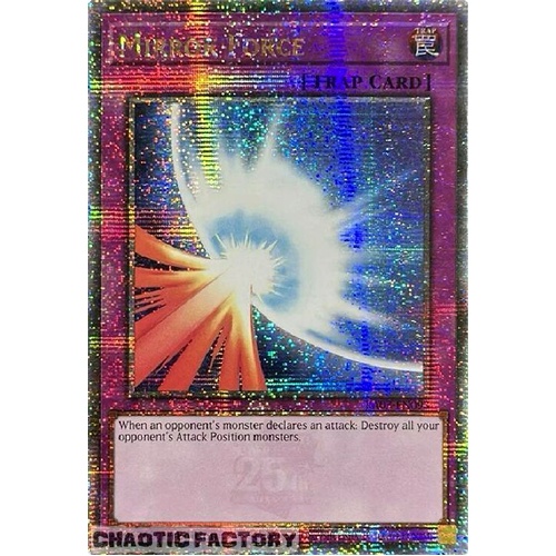 RA03-EN093 Mirror Force Quarter Century Secret Rare 1st Edition NM