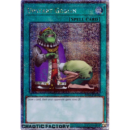 RA03-EN096 Upstart Goblin Quarter Century Secret Rare 1st Edition NM