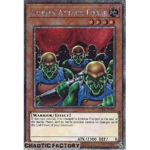 RA03-EN101 Goblin Attack Force Platinum Secret Rare 1st Edition NM