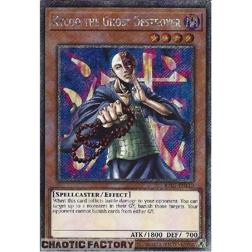 RA03-EN110 Kycoo The Ghost Destroyer Platinum Secret Rare 1st Edition NM