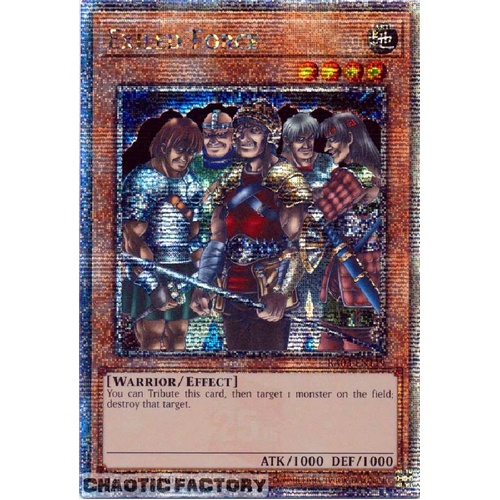 RA03-EN119 Exiled Force Quarter Century Secret Rare 1st Edition NM