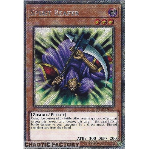 RA03-EN122 Spirit Reaper Platinum Secret Rare 1st Edition NM