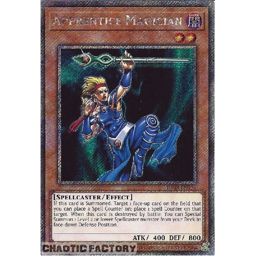 RA03-EN124 Apprentice Magician Platinum Secret Rare 1st Edition NM