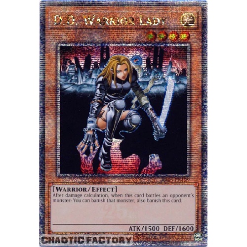 RA03-EN129 D.D. Warrior Lady Quarter Century Secret Rare 1st Edition NM