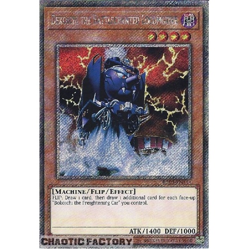 RA03-EN144 Dekoichi the Battlechanted Locomotive Platinum Secret Rare 1st Edition NM