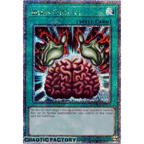 RA03-EN154 Brain Control Quarter Century Secret Rare 1st Edition NM