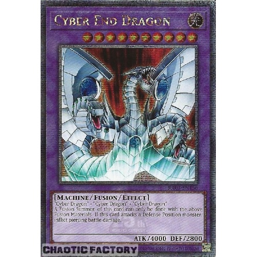 RA03-EN156 Cyber End Dragon Quarter Century Secret Rare 1st Edition NM
