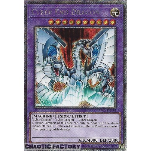 RA03-EN156 Cyber End Dragon Platinum Secret Rare 1st Edition NM