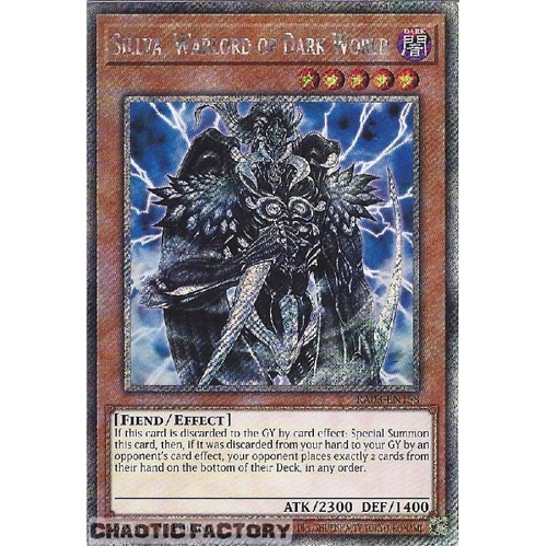 RA03-EN159 Sillva, Warlord of Dark World Platinum Secret Rare 1st Edition NM