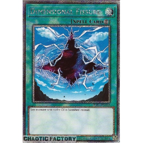 RA03-EN163 Dimensional Fissure Platinum Secret Rare 1st Edition NM