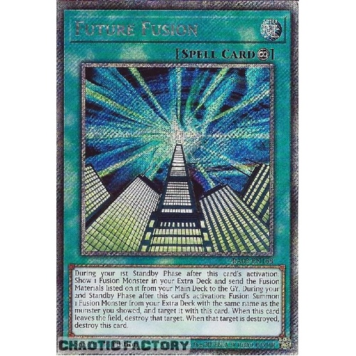 RA03-EN168 Future Fusion Platinum Secret Rare 1st Edition NM