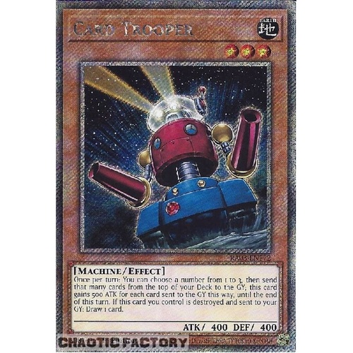 RA03-EN172 Card Trooper Platinum Secret Rare 1st Edition NM