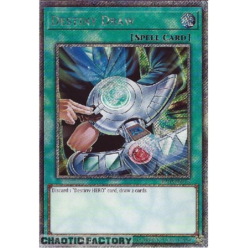 RA03-EN173 Destiny Draw Platinum Secret Rare 1st Edition NM