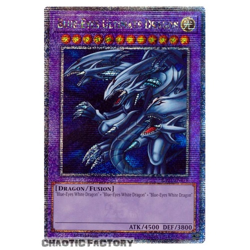 RA03-EN178 Blue-Eyes Ultimate Dragon Quarter Century Secret Rare 1st Edition NM