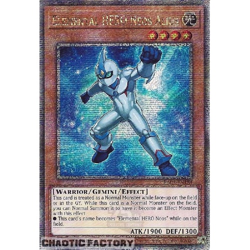 RA03-EN184 Elemental HERO Neos Alius Quarter Century Secret Rare 1st Edition NM