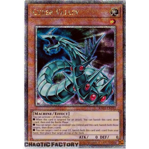 RA03-EN192 Cyber Valley Quarter Century Secret Rare 1st Edition NM