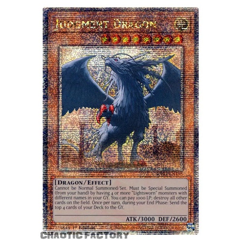 RA03-EN196 Judgment Dragon Quarter Century Secret Rare 1st Edition NM