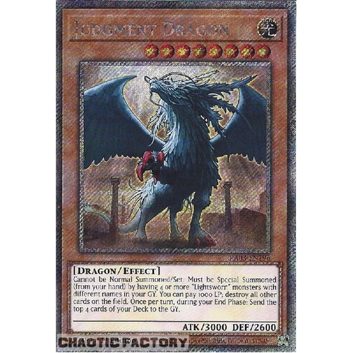 RA03-EN196 Judgment Dragon Platinum Secret Rare 1st Edition NM