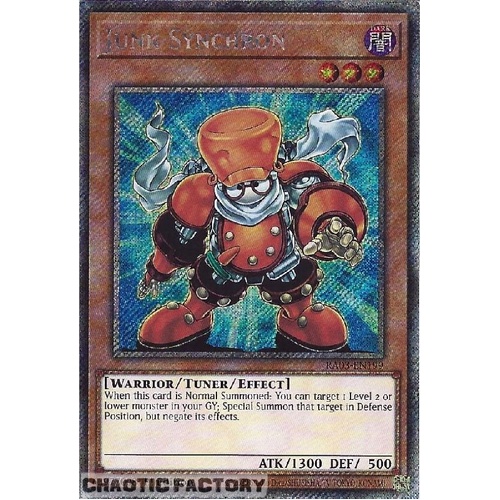 RA03-EN199 Junk Synchron Platinum Secret Rare 1st Edition NM