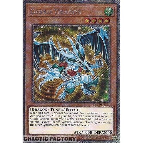 RA03-EN214 Debris Dragon Platinum Secret Rare 1st Edition NM