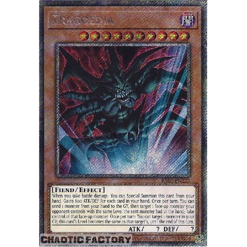 RA03-EN223 Tragoedia Platinum Secret Rare 1st Edition NM