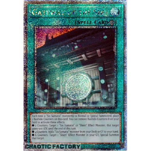 RA03-EN229 Gateway Of the Six Quarter Century Secret Rare 1st Edition NM