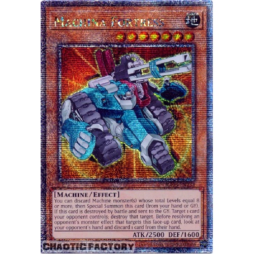 RA03-EN233 Machina Fortress Quarter Century Secret Rare 1st Edition NM
