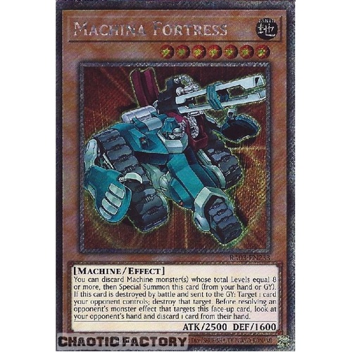 RA03-EN233 Machina Fortress Platinum Secret Rare 1st Edition NM