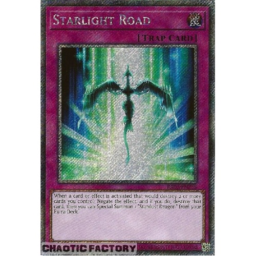 RA03-EN235 Starlight Road Platinum Secret Rare 1st Edition NM