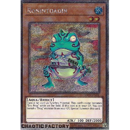 RA03-EN236 Ronintoadin Platinum Secret Rare 1st Edition NM