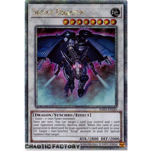 RA03-EN240 Scrap Dragon Quarter Century Secret Rare 1st Edition NM