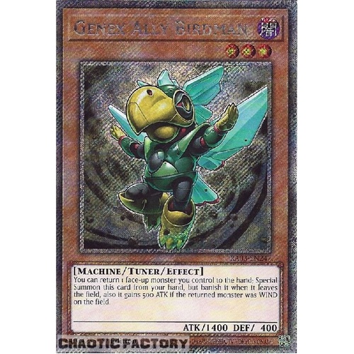 RA03-EN247 Genex Ally Birdman Platinum Secret Rare 1st Edition NM