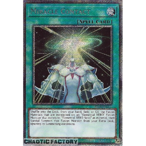 RA03-EN253 Miracle Contact Platinum Secret Rare 1st Edition NM