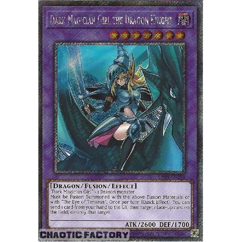 RA03-EN258 Dark Magician Girl the Dragon Knight Platinum Secret Rare 1st Edition NM